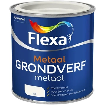 Flexa grondverf metaal wit 250 ml