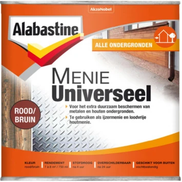 Alabastine Menie Universeel rood/bruin 250 ml