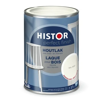 Histor Perfect Finish houtlak RAL 9001 hoogglans 1,25 liter