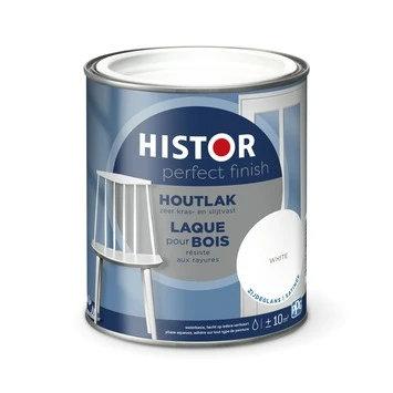 Histor Perfect Finish houtlak 7000 wit zijdeglans 750 ml