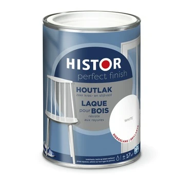 Histor Perfect Finish houtlak 7000 wit hoogglans 1,25 liter