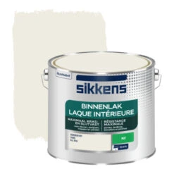 Sikkens Binnenlak RAL 9010 Mat 2,5 Liter