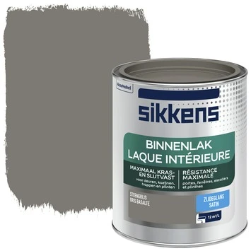 Sikkens binnenlak steengrijs zijdeglans 750 ml