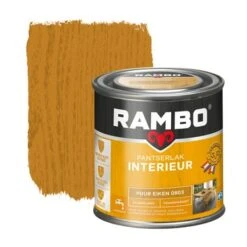 Rambo Pantserlak Interieur Transparant Zijdeglans Puur Eiken 250 Ml