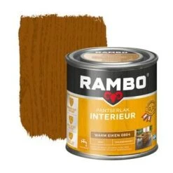 Rambo Pantserlak Interieur Transparant Mat Warm Eiken 250 Ml