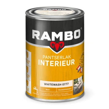 Rambo pantserlak interieur transparant mat whitewash 750 ml