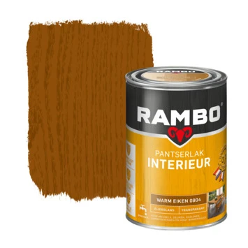 Rambo pantserlak interieur transparant zijdeglans warm eiken 750 ml