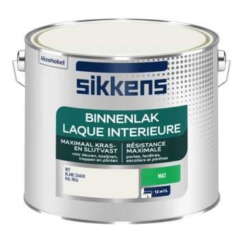 Sikkens binnenlak RAL 9016 mat 2,5 liter