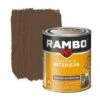 Rambo Pantserlak Interieur Transparant Zijdeglans Donker Noten 750 Ml
