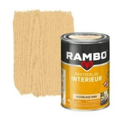 Rambo Pantserlak Interieur Transparant Mat Kleurloos 1,25 Liter