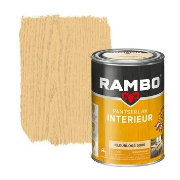 Rambo pantserlak interieur transparant mat kleurloos 1,25 liter