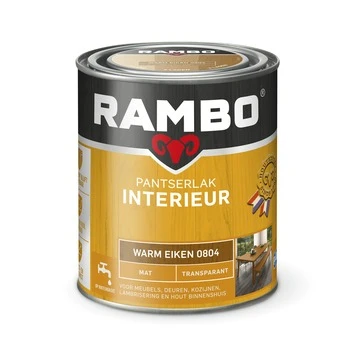 Rambo pantserlak interieur transparant mat warm eiken 750 ml