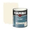 Rambo Pantserlak Vloer Acryl Dekkend Zijdeglans Cremewit 750 Ml