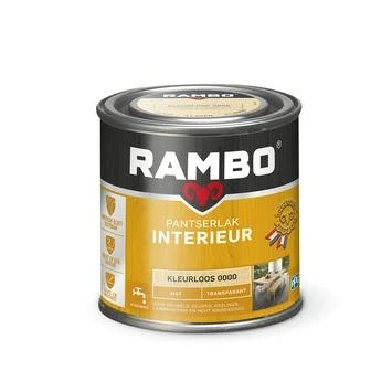 Rambo pantserlak interieur transparant mat kleurloos 250 ml