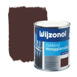 Wijzonol Lak Dekkend Bordeauxrood Hoogglans 750 Ml