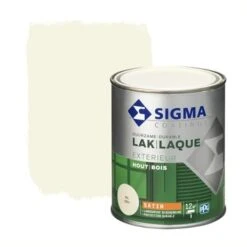 Sigma Lak Exterieur 9001 Cremewit Zijdeglans 750 Ml