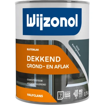 Wijzonol lak dekkend koningsblauw halfglans 750 ml