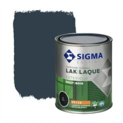 Sigma Lak Exterieur 5011 Staalblauw Zijdeglans 750 Ml