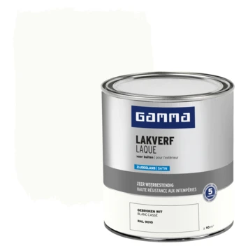 GAMMA buitenlak zijdeglans 750 ml gebroken wit