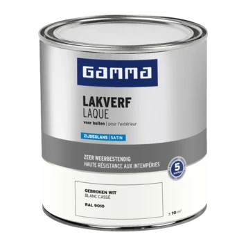 GAMMA buitenlak zijdeglans 750 ml gebroken wit