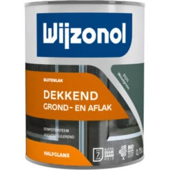 Wijzonol Lak Dekkend Woudgroen Halfglans 750 Ml
