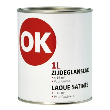 OK buitenlak zijdeglans 1 L donkergroen