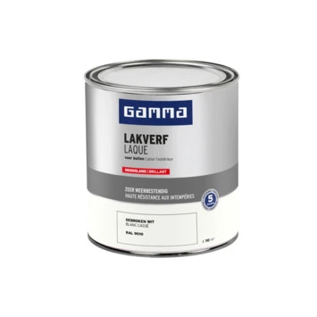 GAMMA buitenlak hoogglans 750 ml gebroken wit