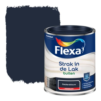 Flexa Strak in de lak voor buiten gelders blauw hoogglans 750 ml