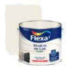 Flexa Strak In De Lak Voor Buiten Ral 9010 Gebroken Wit Hoogglans 2,5 Liter