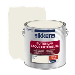 Sikkens Buitenlak RAL 9010 Hoogglans 2,5 Liter